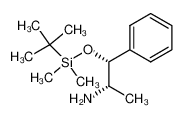 (1R,2S)-(-)-2-Amino-1-phenyl-1-<(tert-butyldimethylsilyl)oxy>-propane 124368-83-8