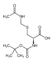 (2R)-3-(acetamidomethylsulfanyl)-2-[(2-methylpropan-2-yl)oxycarbonylamino]propanoic acid 19746-37-3