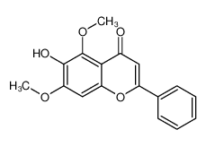 119892-40-9 6-hydroxy-5,7-dimethoxy-2-phenylchromen-4-one