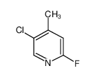 5-chloro-2-fluoro-4-methylpyridine 884494-88-6