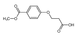3-[p-(carbomethoxy)phenoxy]propionic acid 72155-09-0
