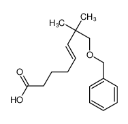 89559-97-7 7,7-dimethyl-8-phenylmethoxyoct-5-enoic acid
