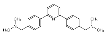1-[4-[6-[4-[(dimethylamino)methyl]phenyl]pyridin-2-yl]phenyl]-N,N-dimethylmethanamine 129224-75-5