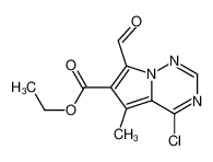 ethyl 4-chloro-7-formyl-5-methylpyrrolo[2,1-f][1,2,4]triazine-6-carboxylate 623155-22-6