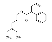 3-二乙基氨基丙基2-苯基戊-4-烯酸酯
