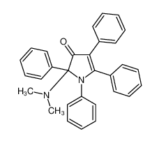 2-(dimethylamino)-1,2,4,5-tetraphenylpyrrol-3-one 89722-96-3