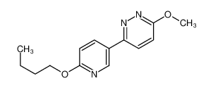 3-(6-butoxypyridin-3-yl)-6-methoxypyridazine