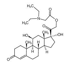 [2-[(8S,9S,10R,11S,13S,14S,17R)-11,17-dihydroxy-10,13-dimethyl-3-oxo-2,6,7,8,9,11,12,14,15,16-decahydro-1H-cyclopenta[a]phenanthren-17-yl]-2-oxoethyl] 2-(diethylamino)acetate 96%