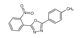 2-(4-methylphenyl)-5-(2-nitrophenyl)-1,3,4-oxadiazole 88185-06-2