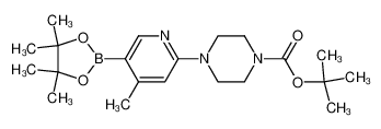 2-(4-Boc-哌嗪-1-基)-4-甲基吡啶-5-硼酸频那醇酯