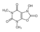3-Hydroxy-5,7-dimethyloxazolo<5,4-d>pyrimidine-2,4,6(3H,5H,7H)-trione 128990-82-9