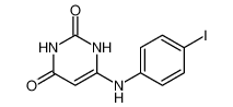2,4(1H,3H)-Pyrimidinedione, 6-[(4-iodophenyl)amino]- 90841-91-1