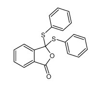 3,3-bis(phenylsulfanyl)-2-benzofuran-1-one 4792-31-8