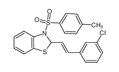 260803-83-6 (E)-2-[-2-(m-chloro)styryl]-3-tosylbenzothiazoline