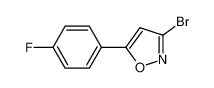 3-bromo-5-(4-fluorophenyl)-1,2-oxazole