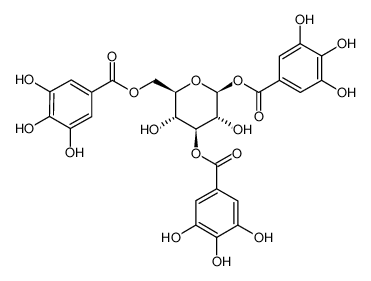 [(2R,3R,4S,5R,6S)-3,5-dihydroxy-4,6-bis[(3,4,5-trihydroxybenzoyl)oxy]oxan-2-yl]methyl 3,4,5-trihydroxybenzoate 18483-17-5