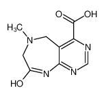 6-methyl-8-oxo-7,9-dihydro-5H-pyrimido[4,5-e][1,4]diazepine-4-carboxylic acid 1095822-63-1