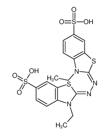 2,2'-Azino-di-(3-ethylbenzothiazoline)-6-sulfonic acid 28752-68-3