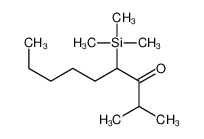 2-methyl-4-trimethylsilylnonan-3-one 91356-95-5