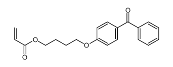 4-(4-benzoylphenoxy)butyl prop-2-enoate 654062-98-3