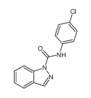 N-(4-chlorophenyl)indazole-1-carboxamide 89331-90-8