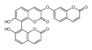7,7'-dihydroxy-3-((2-oxo-2H-chromen-7-yl)oxy)-2H,2'H-[8,8'-bichromene]-2,2'-dione 131559-54-1