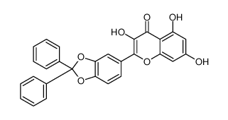 357194-03-7 2-(2,2-diphenyl-1,3-benzodioxol-5-yl)-3,5,7-trihydroxychromen-4-one