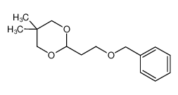 5,5-dimethyl-2-(2-phenylmethoxyethyl)-1,3-dioxane 116376-29-5