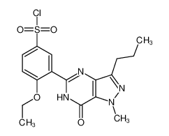 4-乙氧基-3-(1-甲基-7-氧代-3-丙基-6,7-二氢-1H-吡唑并[4,3-d]嘧啶-5-基)苯磺酰氯