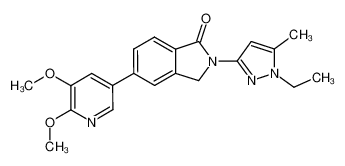 1315535-02-4 structure, C21H22N4O3