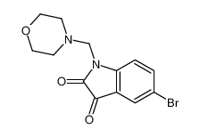 5-bromo-1-(morpholin-4-ylmethyl)indole-2,3-dione 15032-13-0
