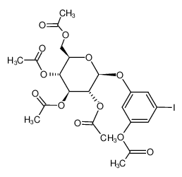 709030-17-1 3-acetoxy-5-iodophenyl-2,3,4,6-tetra-O-acetyl-β-D-glucopyranoside