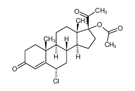 (6a)-17-(乙酰氧基)-6-氯-孕甾-4-烯-3,20-二酮