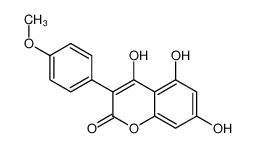 4,5,7-三羟基-4-甲氧基-3-苯基香豆素