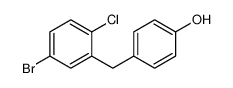 4-[(5-bromo-2-chlorophenyl)methyl]phenol 864070-18-8