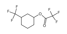 3-trifluoromethyltrifluoroacetoxycyclohexane 32654-38-9