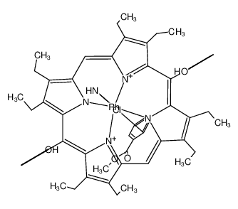 126502-76-9 structure, C64H64ClN5O4Rh++