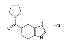pyrrolidin-1-yl(4,5,6,7-tetrahydro-3H-benzimidazol-5-yl)methanone,hydrochloride 132036-42-1