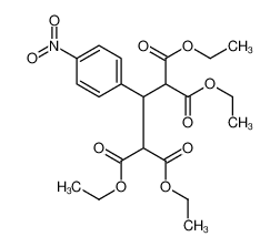 tetraethyl 2-(4-nitrophenyl)propane-1,1,3,3-tetracarboxylate 126989-14-8