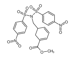 methyl 5-[N,N-di(p-nitrobenzenesulphonyl)aminomethyl]cyclohexa-1,3-diene-1-carboxylate 134039-35-3