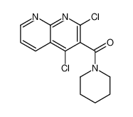 (2,4-dichloro-1,8-naphthyridin-3-yl)-piperidin-1-ylmethanone 126567-73-5