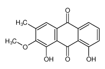 1,8-dihydroxy-2-methoxy-3-methylanthracene-9,10-dione 74272-75-6