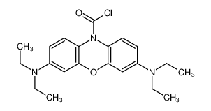 3,7-bis(diethylamino)phenoxazine-10-carbonyl chloride 83531-24-2