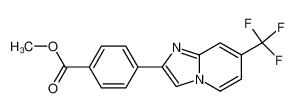 4-(7-Trifluoromethyl-imidazo[1,2-a]pyridin-2-yl)-benzoic acid methyl ester