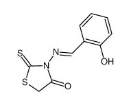 4-Thiazolidinone, 3-[[ (2-hydroxyphenyl)methylene]amino]-2-thioxo- 35533-29-0