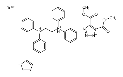 cyclopenta-1,3-diene,dimethyl 1,3-diaza-2-azanidacyclopenta-3,5-diene-4,5-dicarboxylate,2-diphenylphosphaniumylethyl(diphenyl)phosphanium,ruthenium(6+) 7229-03-0