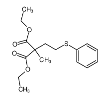 diethyl 2-methyl-2-(2-(phenylthio)ethyl)malonate 78428-81-6