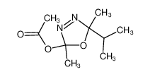 2-acetoxy-5-(1-methylethyl)-2,5-dimethyl-Δ3-1,3,4-oxadiazoline 124614-59-1