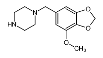 Piperazine, 1-[(7-methoxy-1,3-benzodioxol-5-yl)methyl]-