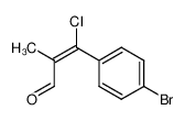 (E)-α-Methyl-β-chlor-p-bromzimtaldehyd 62403-92-3